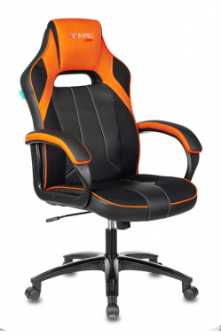 Кресло игровое Zombie VIKING 2 AERO черный/оранжевый искусств.кожа/ткань крестовина пластик VIKING 2 AERO ORANGE