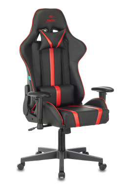 Кресло игровое Бюрократ VIKING ZOMBIE A4 чёрный/красный искусственная кожа с подголов. крестовина пластик VIKING ZOMBIE A4 RED