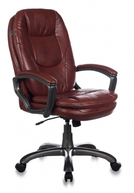Кресло руководителя Бюрократ Ch-868AXSN коричневый искусственная кожа крестовина пластик пластик темно-серый CH-868AXSN/Brown