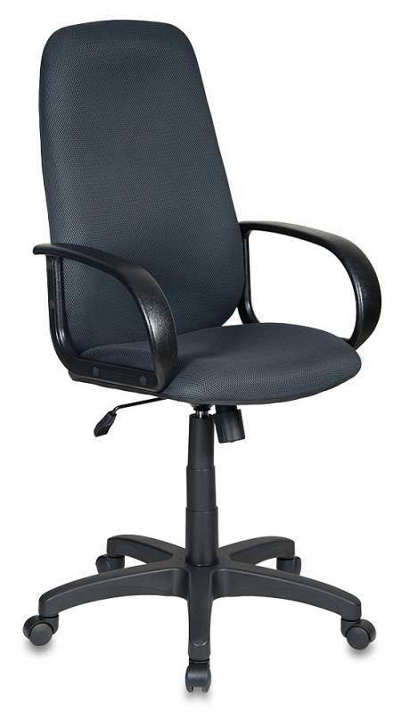 Кресло руководителя Бюрократ Ch-808AXSN темно-серый TW-12 крестовина пластик CH-808AXSN/TW-12