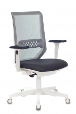 Кресло Бюрократ MC-W611N темно-серый TW-04 38-417 сетка/ткань крестовина пластик пластик белый MC-W611N/DG/417G