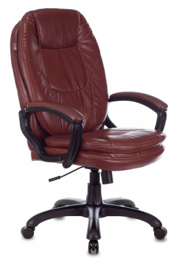 Кресло руководителя Бюрократ CH-868N коричневый Boroko-37 искусственная кожа крестовина пластик CH-868N/BROWN