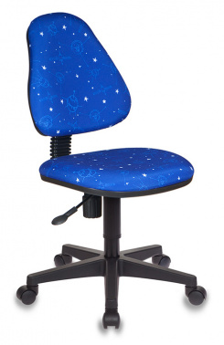 Кресло детское Бюрократ KD-4 синий космос крестовина пластик KD-4/Cosmos (570*230*550)