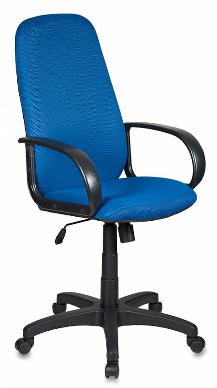 Кресло руководителя Бюрократ Ch-808AXSN синий TW-10 крестовина пластик CH-808AXSN/TW-10