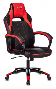 Кресло игровое Zombie VIKING 2 AERO черный/красный искусств.кожа/ткань крестовина пластик VIKING 2 AERO RED