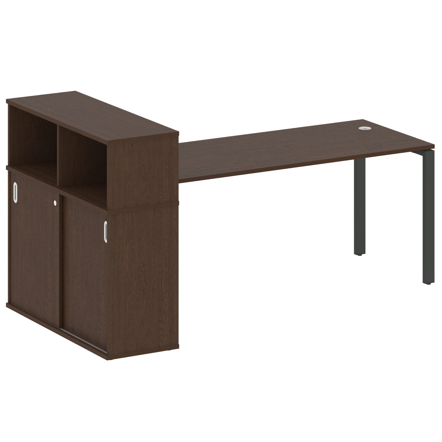 Стол письменный с опорным шкафом-купе 40БП.РС-СШК-3.5 (2210*1120*1098)