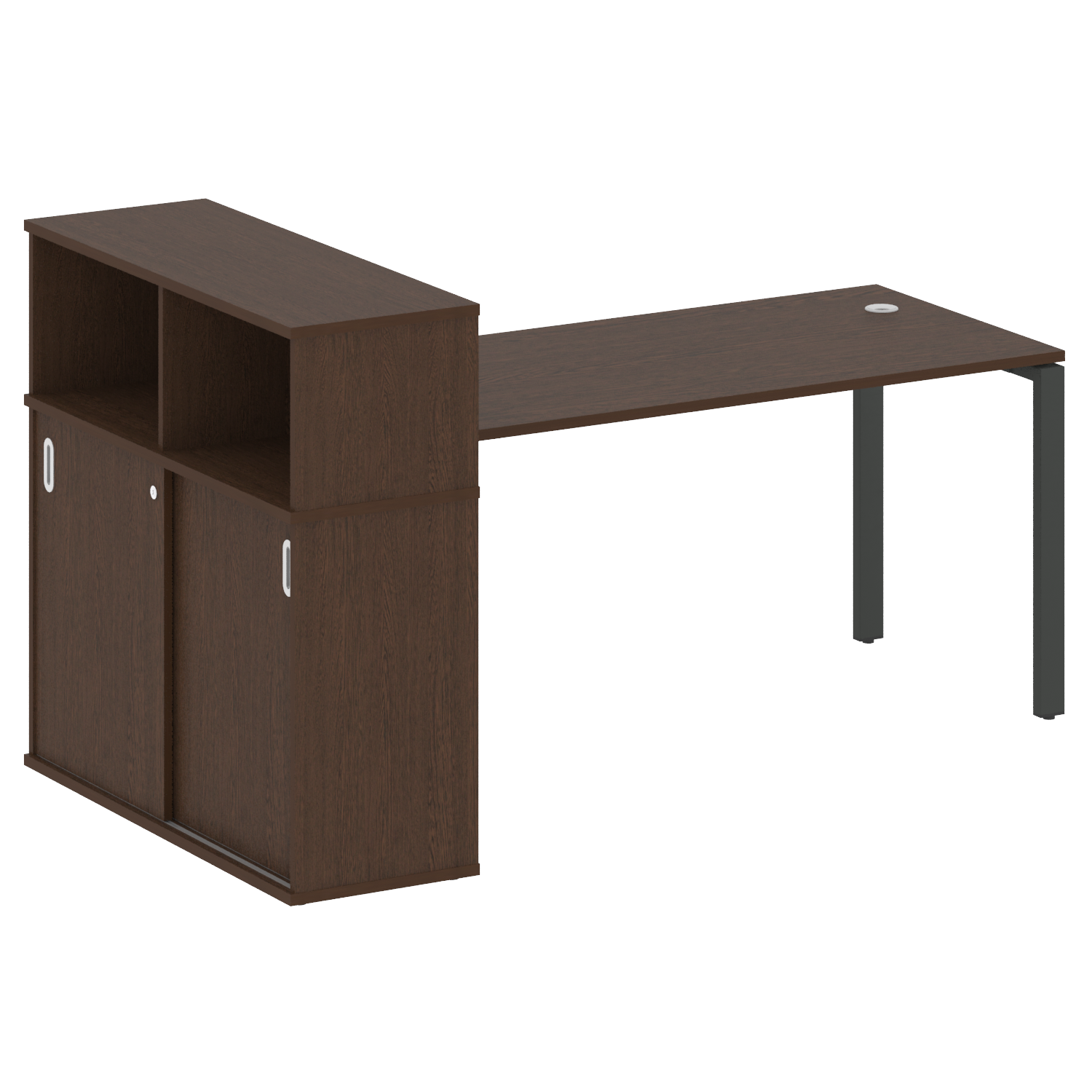 Стол письменный с опорным шкафом-купе 40БП.РС-СШК-3.4 (2010*1120*1098)